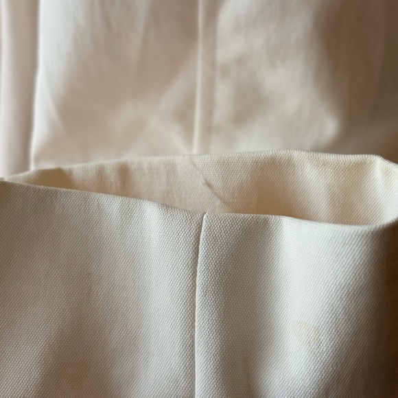 Bebe Cream Ruffle Trench Coat - Picture 15 of 15